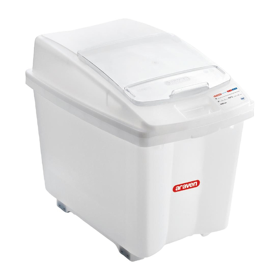 Araven transparenter Zutatenbehälter 80L 1 Araven transparenter Zutatenbehälter 80L