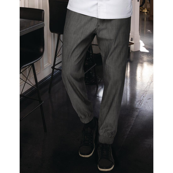 Chef Works Urban Jogger 257 Schwarz-Weiß Feiner Streifen Größe S 9 Chef Works Urban Jogger 257 Schwarz-Weiß Feiner Streifen Größe S