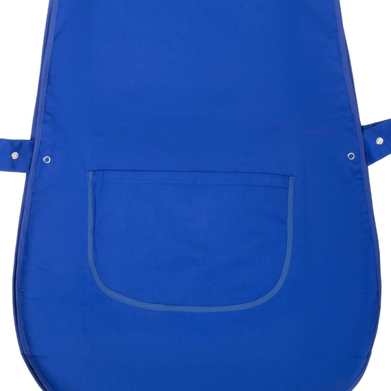 Weißes Tabard mit Tasche Königsblau 7 Weißes Tabard mit Tasche Königsblau