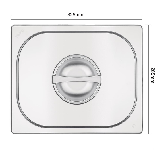 Vogue Deckel für GN-Behälter GN1/2 4 Vogue Deckel für GN-Behälter GN1/2