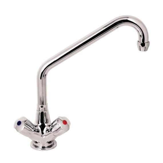 Gastro M professioneller Monoblock Mischhahn mit Drehknopfbedienung 25cm Gastro M professioneller Monoblock Mischhahn mit Drehknopfbedienung 25cm