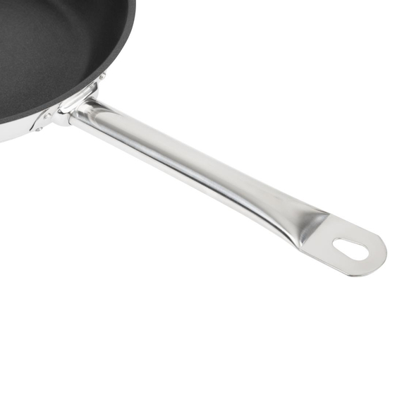 Vogue Antihaft-Teflon-Edelstahl Platinum Plus Bratpfanne 240 mm 4 Vogue Antihaft-Teflon-Edelstahl Platinum Plus Bratpfanne 240 mm