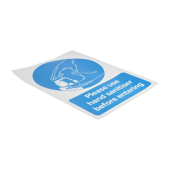 Bitte verwenden Sie Händedesinfektionsmittel, bevor Sie das selbstklebende Schild A4 eingeben 3 Bitte verwenden Sie Händedesinfektionsmittel, bevor Sie das selbstklebende Schild A4 eingeben