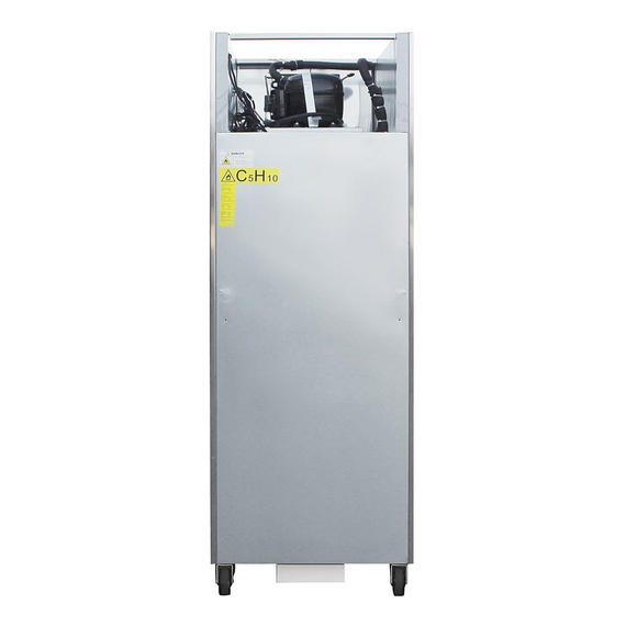 Polar Serie G Kühlschrank Edelstahl mit geteilter Tür 600L 4 Polar Serie G Kühlschrank Edelstahl mit geteilter Tür 600L
