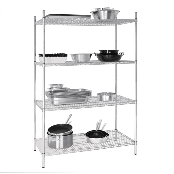 Vogue 4 Reihen Drahtregal Kit 1220x610mm 1 Vogue 4 Reihen Drahtregal Kit 1220x610mm