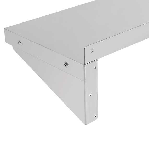 Vogue Edelstahl-Wandregal 180cm 4 Vogue Edelstahl-Wandregal 180cm