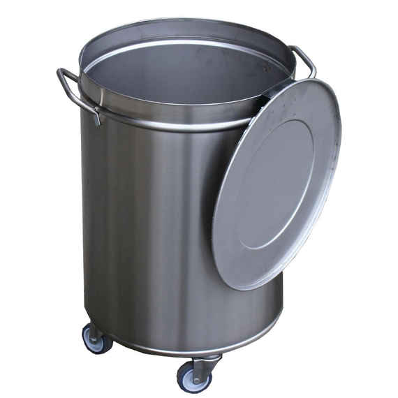 Gastro M Abfalleimer mit Rollen und Deckel 90L Gastro M Abfalleimer mit Rollen und Deckel 90L