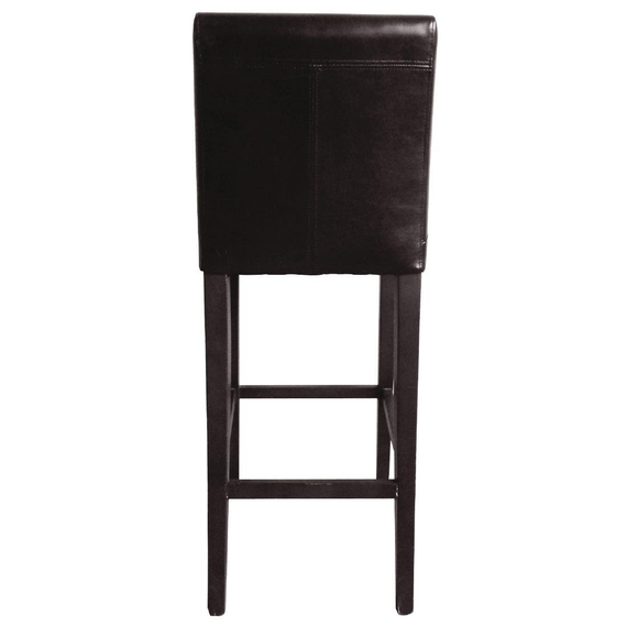 Bolero Barhocker mit Rückenlehne Kunstleder dunkelbraun Bolero Barhocker mit Rückenlehne Kunstleder dunkelbraun