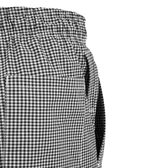 Chef Works Unisex Kochhose Easyfit schwarz weiß kleinkariert XS Chef Works Unisex Kochhose Easyfit schwarz weiß kleinkariert XS