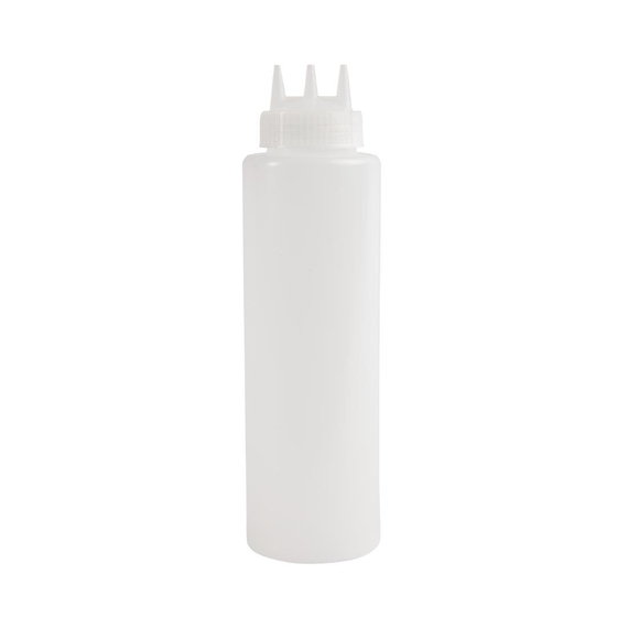 Vogue transparente Quetschflasche mit 3 Spritzdüsen 1L Vogue transparente Quetschflasche mit 3 Spritzdüsen 1L