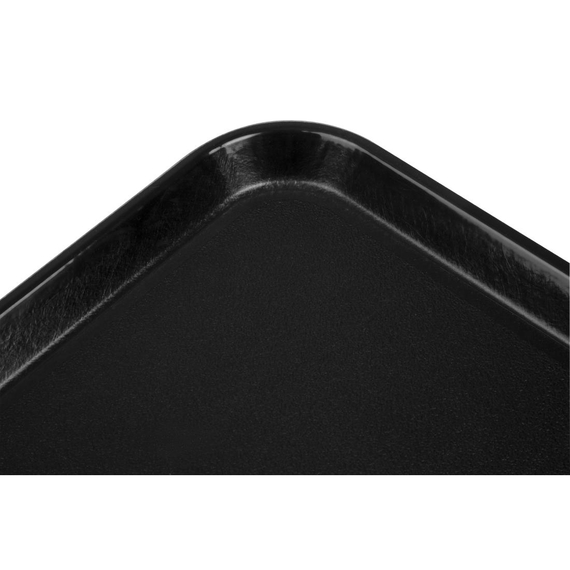 Cambro Epictread rechteckiges rutschfestes Fiberglastablett schwarz 35x27cm 4 Cambro Epictread rechteckiges rutschfestes Fiberglastablett schwarz 35x27cm