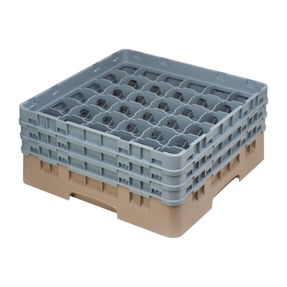 Cambro Gläserspülkorb beige mit 36 Fächern max Glashöhe 17,4cm Cambro Gläserspülkorb beige mit 36 Fächern max Glashöhe 17,4cm