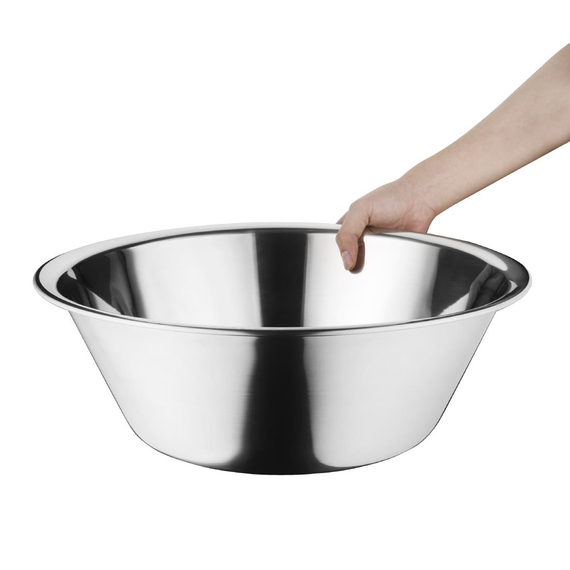 Vogue Teigschüssel konisch Edelstahl 8 Liter 2 Vogue Teigschüssel konisch Edelstahl 8 Liter