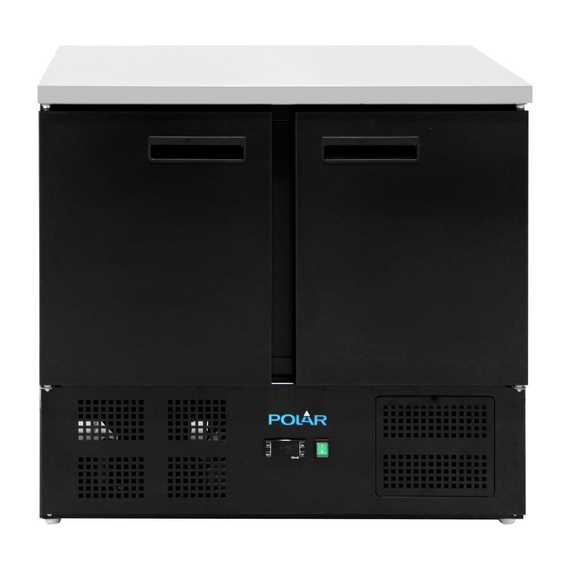 Polar G-Series Doppel Tür Kühlschrank Theke Schwarz 257Ltr 1 Polar G-Series Doppel Tür Kühlschrank Theke Schwarz 257Ltr