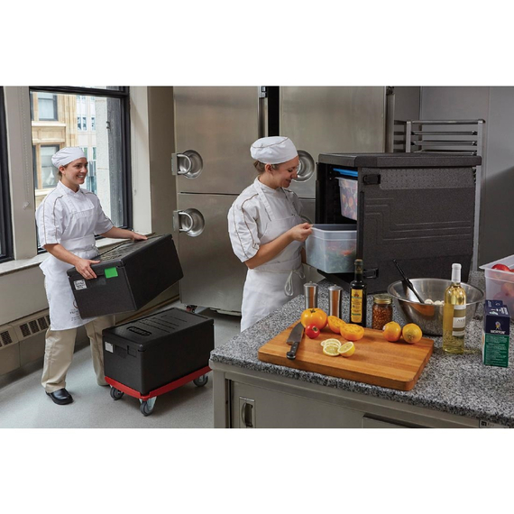 Cambro isolierter Frontlader Lebensmitteltransportbehälter 86L 9 Cambro isolierter Frontlader Lebensmitteltransportbehälter 86L