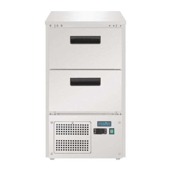 Polar G-Series Thekenkühlschrank mit 2 GN-Schubladen 2 Polar G-Series Thekenkühlschrank mit 2 GN-Schubladen