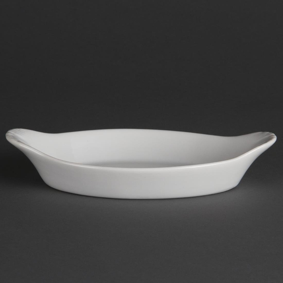 Olympia Whiteware ovale Gratinschalen weiß 20,4 x 11,5cm (6 Stück) 6 Olympia Whiteware ovale Gratinschalen weiß 20,4 x 11,5cm (6 Stück)