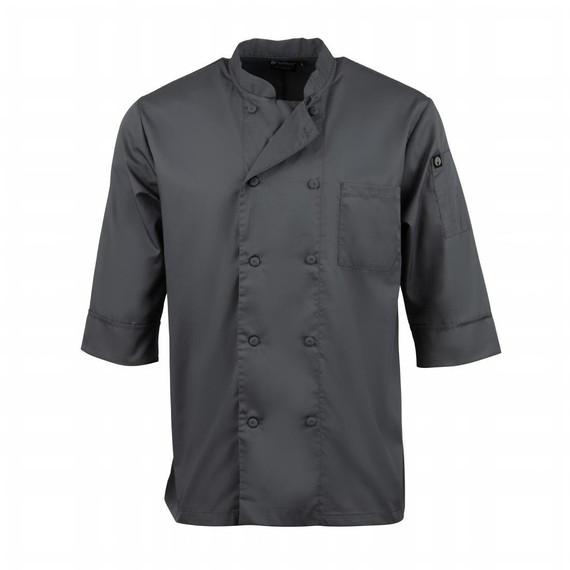 Chef Works Unisex-Kochjacke Grau M 7 Chef Works Unisex-Kochjacke Grau M