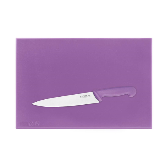 Hygiplas High Density Schneidebrett Lila - 450x300x25mm 4 Hygiplas High Density Schneidebrett Lila - 450x300x25mm