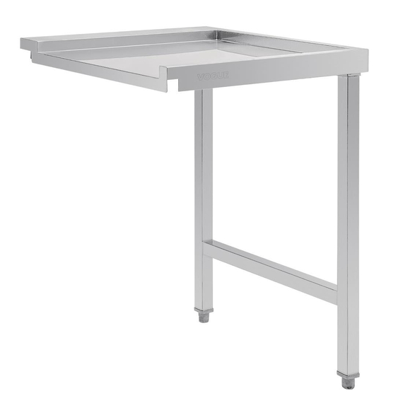 Vogue Tisch für Haubenspülmaschine links 60cm Vogue Tisch für Haubenspülmaschine links 60cm