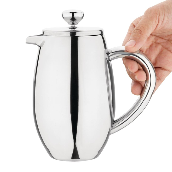 Olympia gerundete isolierte French Press Edelstahl 35cl 1 Olympia gerundete isolierte French Press Edelstahl 35cl