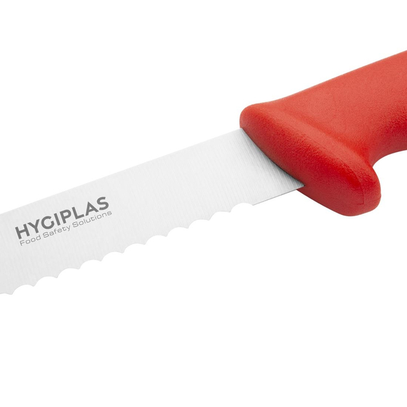 Hygiplas Allesschneider Gezackt Rot 30cm 2 Hygiplas Allesschneider Gezackt Rot 30cm