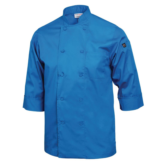 Chef Works Unisex Chefs Jacke Blau L 7 Chef Works Unisex Chefs Jacke Blau L