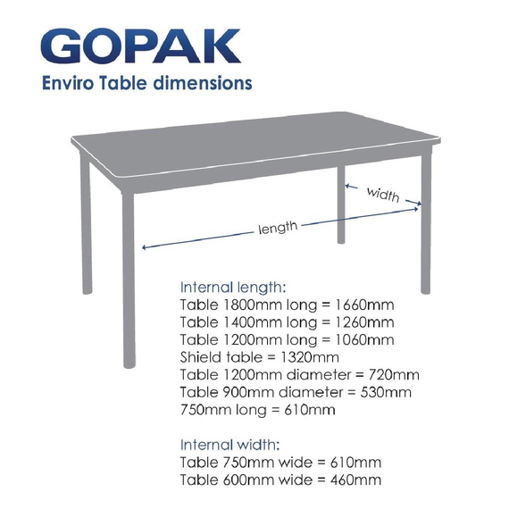 Gopak Enviro rechteckiger Indoor-Esstisch Birkeneffekt 1400mm Gopak Enviro rechteckiger Indoor-Esstisch Birkeneffekt 1400mm
