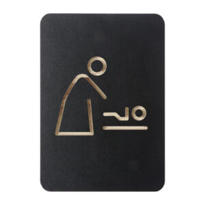 Europel Piktogramm Schild Baby schwarz