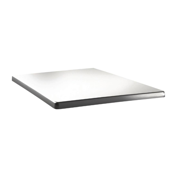 Topalit Classic Line quadratische Tischplatte weiß 70cm Topalit Classic Line quadratische Tischplatte weiß 70cm