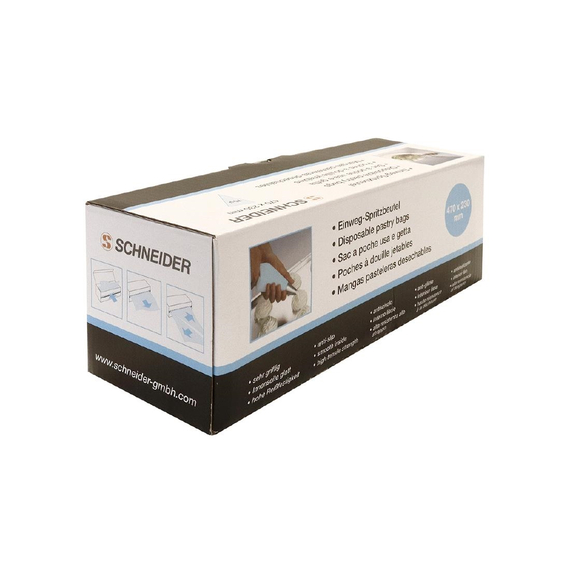 Schneider Einwegspritzbeutel blau 47cm (100 Stück) 1 Schneider Einwegspritzbeutel blau 47cm (100 Stück)