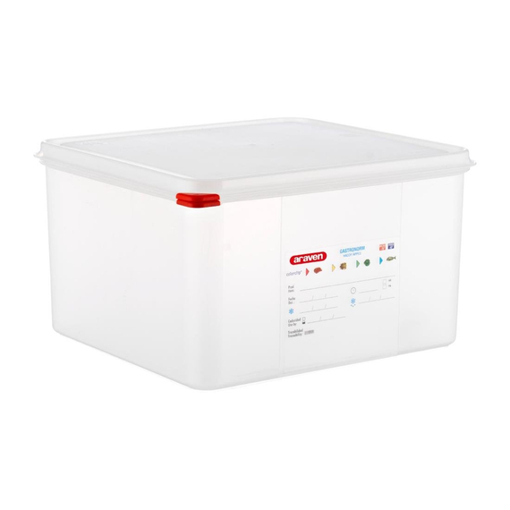 Araven GN2/3 Vorratsbehälter 19L (4 Stück) Araven GN2/3 Vorratsbehälter 19L (4 Stück)