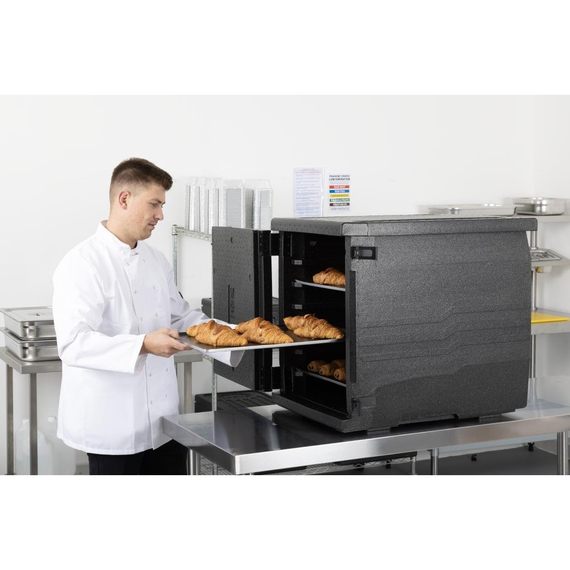 Vogue Isolierte EPP Lebensmitteltransportbox 126Ltr Patisserie Tablett Größe 6 Vogue Isolierte EPP Lebensmitteltransportbox 126Ltr Patisserie Tablett Größe