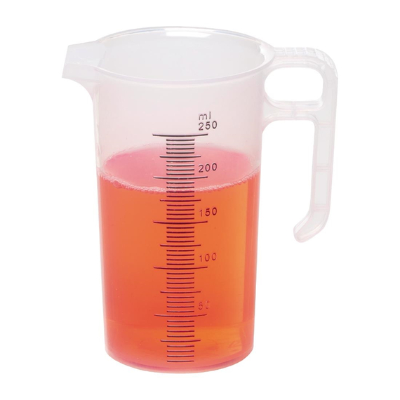 Pro-Measures Polypropylen Messbecher 250ml 3 Pro-Measures Polypropylen Messbecher 250ml