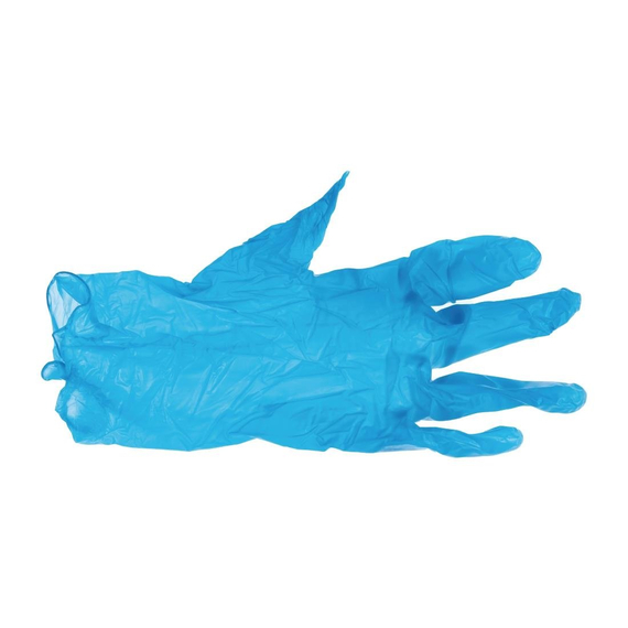 Hygiplas Vinylhandschuhe Blau puderfrei S (100 Stück) 5 Hygiplas Vinylhandschuhe Blau puderfrei S (100 Stück)