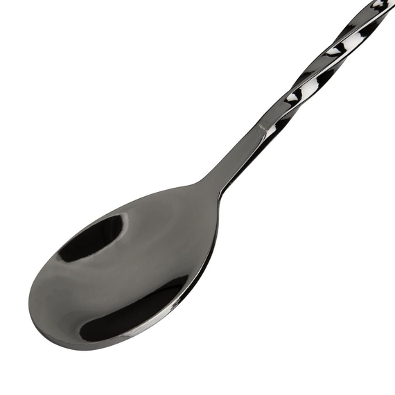 Olympia Cocktail Barlöffel schwarz 2 Olympia Cocktail Barlöffel schwarz