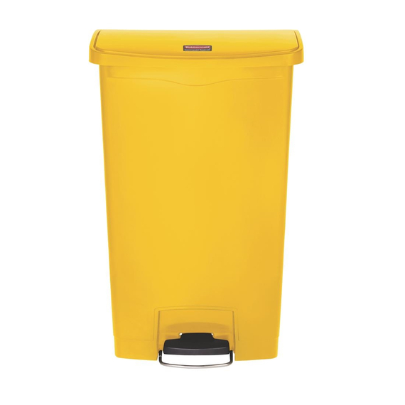 Rubbermaid Slim Jim Front Step Pedaleimer gelb 68L Rubbermaid Slim Jim Front Step Pedaleimer gelb 68L