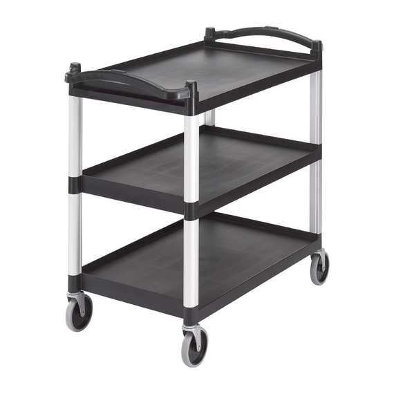 Cambro großer Servierwagen mit 3 Ablagen Cambro großer Servierwagen mit 3 Ablagen