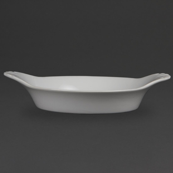 Olympia Whiteware runde Gratinschalen weiß 22cm (6 Stück) 2 Olympia Whiteware runde Gratinschalen weiß 22cm (6 Stück)
