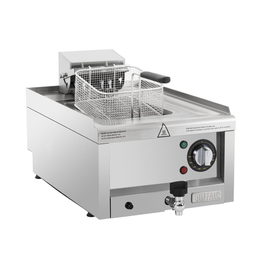 Buffalo 600 Series Einzeltank-Elektrofritteuse 8Ltr Buffalo 600 Series Einzeltank-Elektrofritteuse 8Ltr
