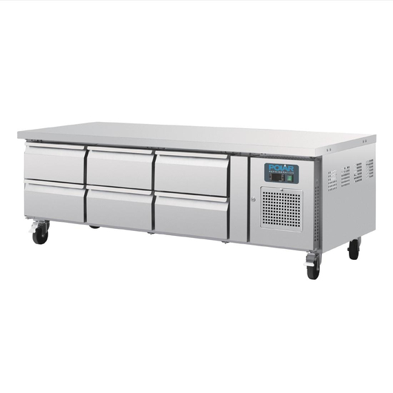 Polar Serie U GN-Kühltisch mit 6 Schubladen 317L 1 Polar Serie U GN-Kühltisch mit 6 Schubladen 317L