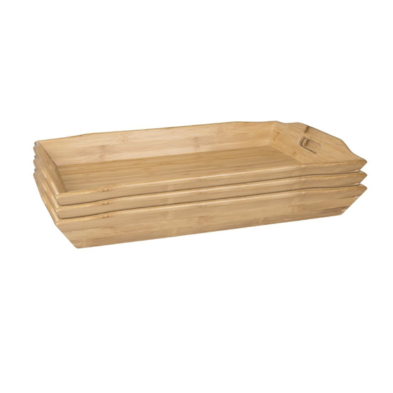 Olympia Serviertablett Bambus 58,4 x 38,1cm 3 Olympia Serviertablett Bambus 58,4 x 38,1cm