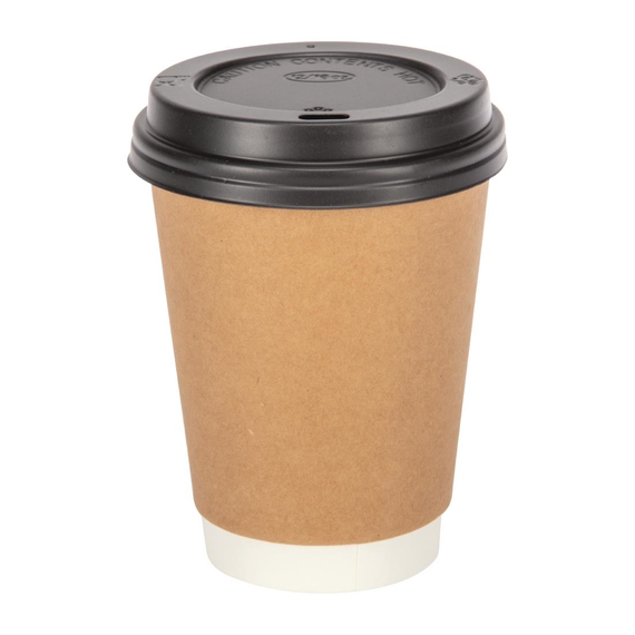 Fiesta Recyclable Deckel für 340ml- und 455ml-Heißgetränkebecher schwarz (50 Stück) 5 Fiesta Recyclable Deckel für 340ml- und 455ml-Heißgetränkebecher schwarz (50 Stück)