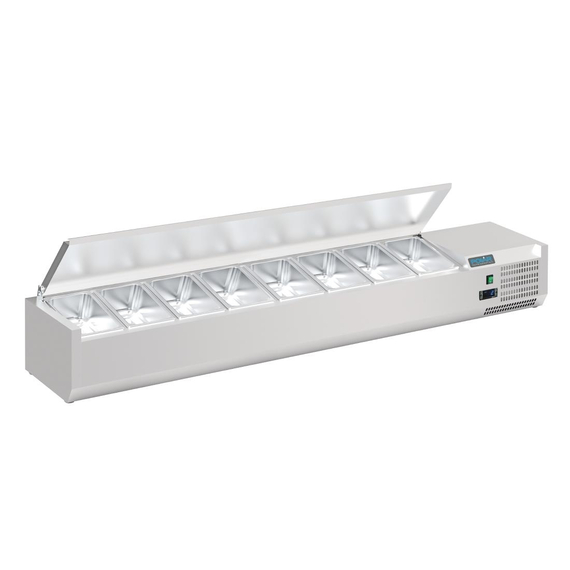 Polar Serie G Aufsatzkühlung mit Deckel 8x GN1/4 1 Polar Serie G Aufsatzkühlung mit Deckel 8x GN1/4