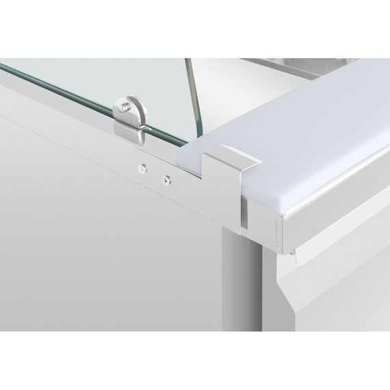 Polar U-Serie Premium Viertürige Saladette Thekenkühlschrank mit Schutz 5 Polar U-Serie Premium Viertürige Saladette Thekenkühlschrank mit Schutz