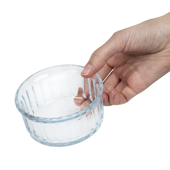 Pyrex Glas Auflaufförmchen 9,7cm 6 Pyrex Glas Auflaufförmchen 9,7cm