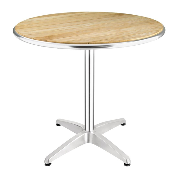 Bolero runder Tisch Eschenholz 1 Bein 80cm Bolero runder Tisch Eschenholz 1 Bein 80cm
