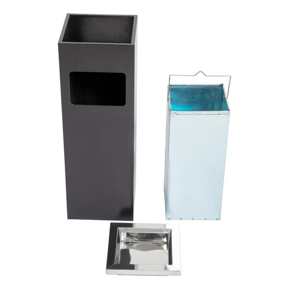 Bolero quadratischer Standaschenbecher 10L 4 Bolero quadratischer Standaschenbecher 10L
