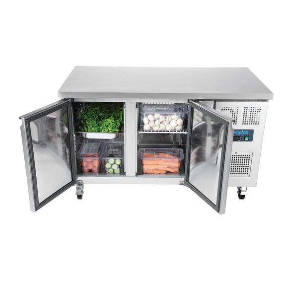 Polar U-Serie Kühltisch mit Doppeltür 282Ltr 3 Polar U-Serie Kühltisch mit Doppeltür 282Ltr