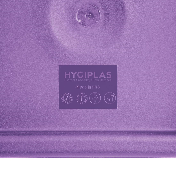 Hygiplas Quadratischer Deckel Violett Medium 2 Hygiplas Quadratischer Deckel Violett Medium